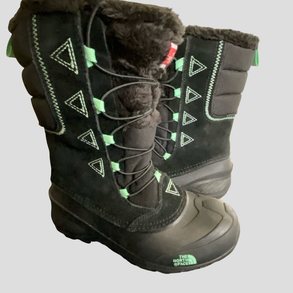 The North Face Youth Shellista V Lace Waterproof Outdoor Winter Boots- Sz-5 - Picture 1 of 15